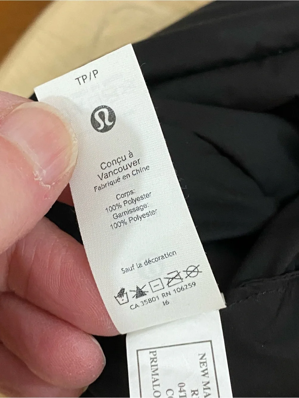 Lululemon Navigation Loft Trapper Hat Black XS/S Insulated Puffer Ear Flap Cap